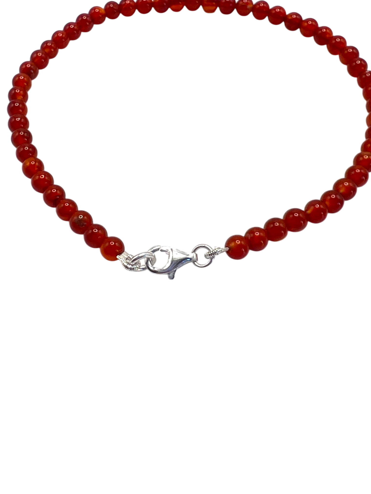 Bead Anklet Carnelian