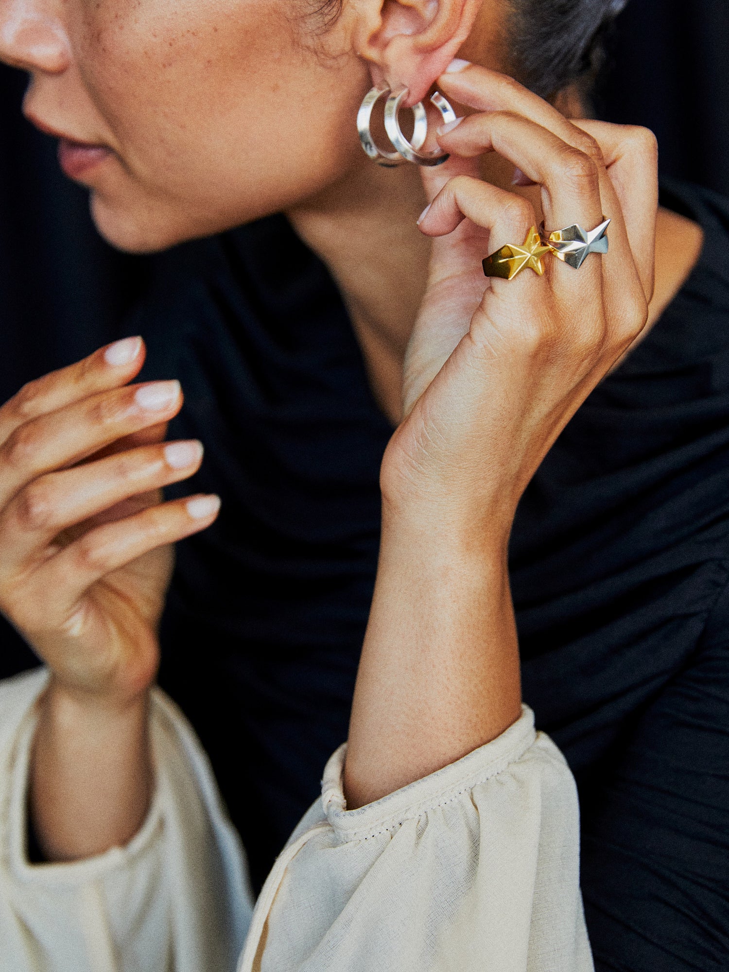 Chunky Night Magic Hoop