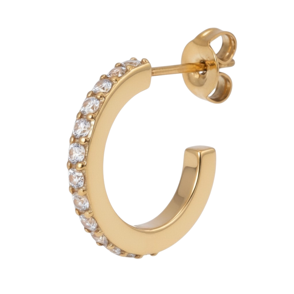 Olympia Hoop with Stones 10