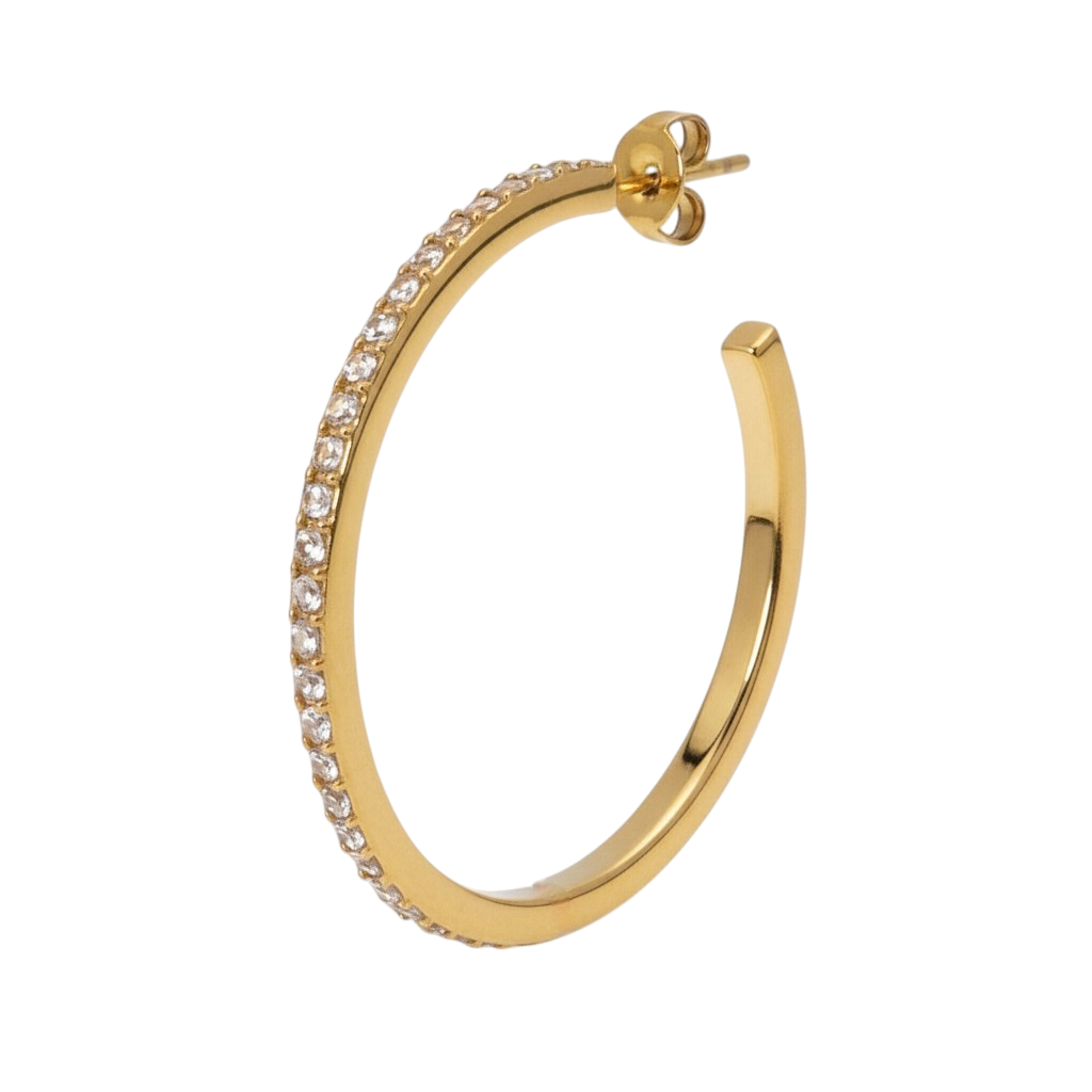 Olympia Hoop with Stones 27