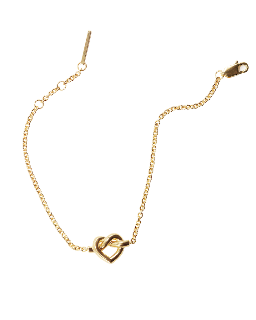 Tied Heart Bracelet