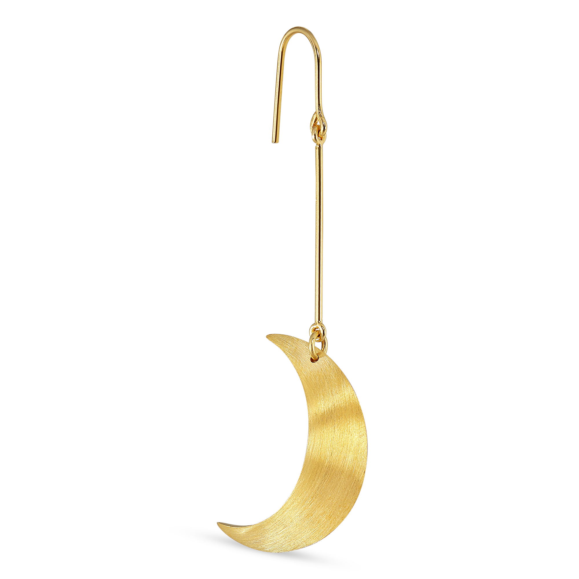 Preloved Half Moon Earring